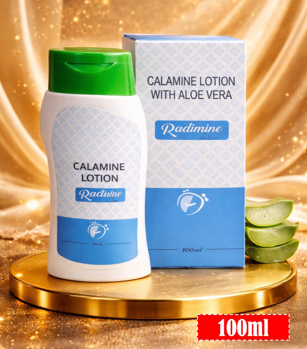 Calamine lotion with aleo vera | Rashes , Itching & Sunburn Relief & Moisturizing | Rash cream (100ml)