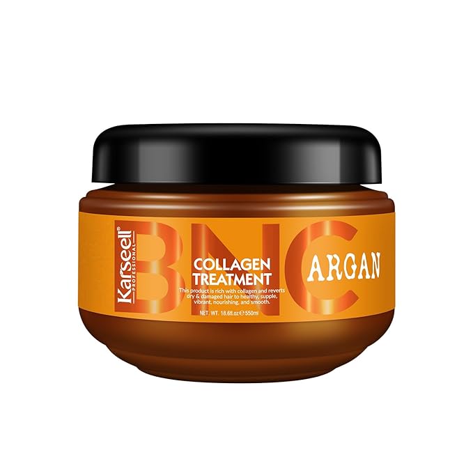 Karseell Collagen Hair Mask + Argan Oil Set | Deep Repair, Moisturizing & Anti-Frizz Treatment | For Dry & Damaged Hair