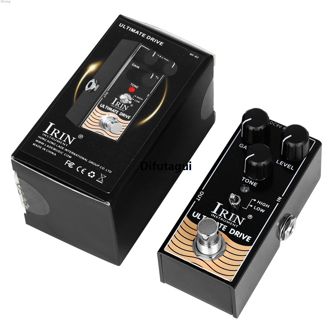 Difutagui Zheng Between Bypass Pedal Overdrive DriveUltimate02－RFIRINOverdrive Guitar Original Bargain price Effect Pedals between Distortion and Electric Guitar True