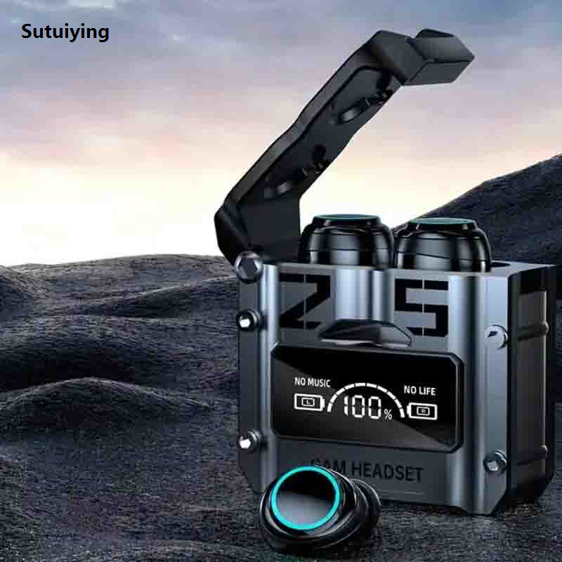 Sutuiying M25 Small Wireless Earbuds Cheap Wireless Low Latency IPX-7 Sales promotion Waterproof Type C Earphone Motast Wireless Earbuds