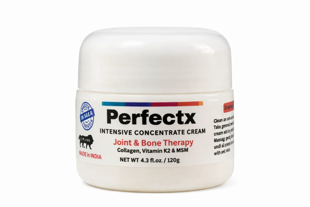 Perfect X Joint & Bone Care Cream 50g | Knee, Back & Muscle Pain Relief | Collagen, Vitamin K2 & MSM