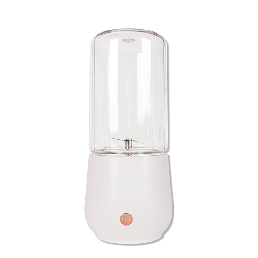 One-Handed Drinking Mini Blender Personal Blender for Shakes Smoothies with Rechargeable USB, Purple