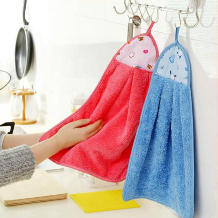 Combo 2 Piece Microfiber Kitchen Cleaning Towel (Set Of 2) Dining Clothes Napkins