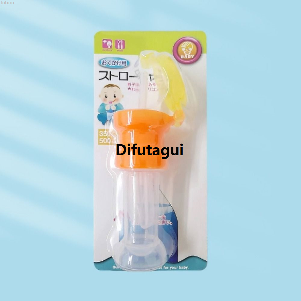 Difutagui Drinking tube bottle replacement children's straw cap silicone anti-suffocation and anti-overflow Bargain Fashion price children's straw water cup tool cap water bottle feeding children's drinking utensils
