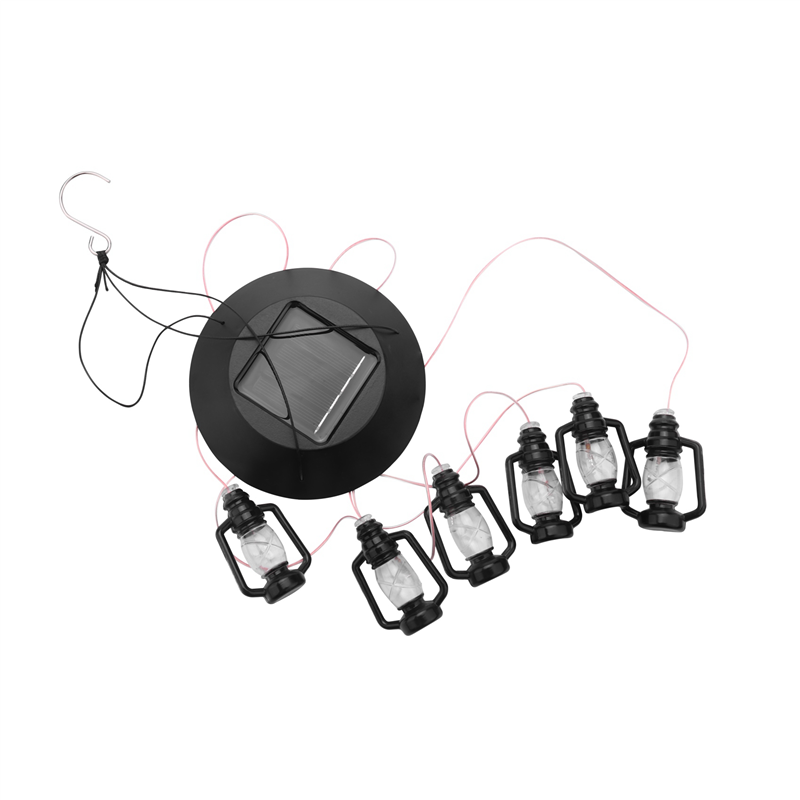3X Changing Solar Powered Lanterns Wind Chime Wind Mobile LED Light, Spiral Spinner Windchime Portable Chime