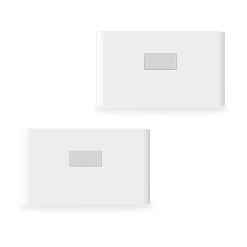 Rechargeable LED Intelligent Sensor Night Light Motion Sensor Wall Light for Bedroom Corridor Cabinet Lighting 2Pcs