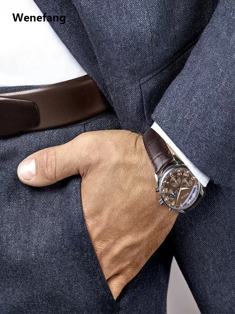Wenefang New 2024 Vokay wokai Business Watch Quartz Sports Bargain price watch casual belt men's watch Men's watch