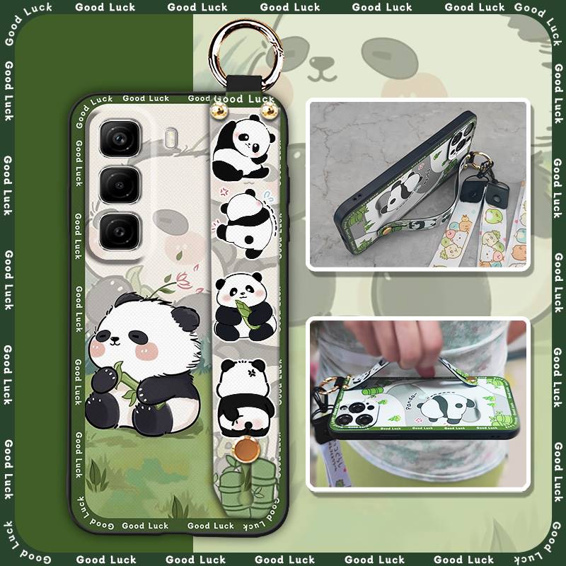 Soft case Ring Phone Case For infinix Hot60 5G/Hot60i 4G/X6726/X6728/B Oil Painting Dirt-resistant Kickstand Durable