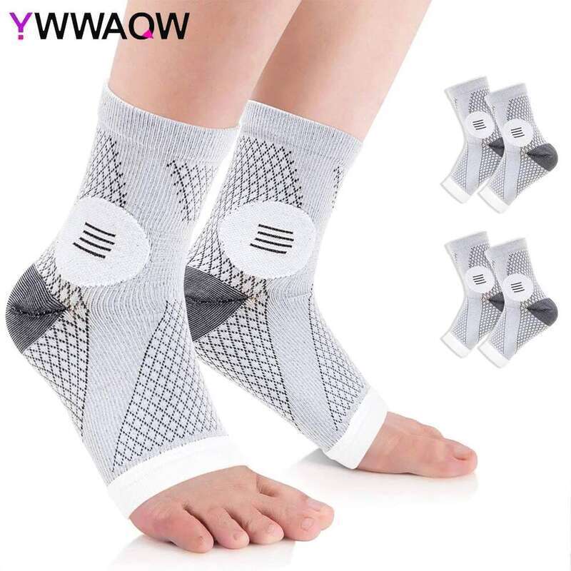 1 Pair Functional Neuropathy,Neurosocks,Plantar Fasciitis Socks for Women Men Compression Ankle Brace Foot Support