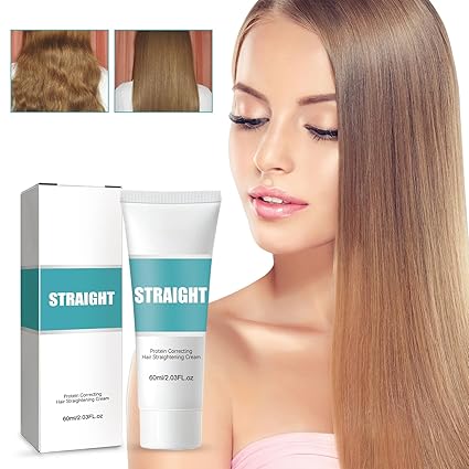 Electro Hub Nepal Professional Hair Straightening Cream | Hair Protein Treatment | Glossy Smooth & Silk Hair Straightener Cream for Women
