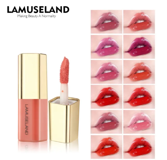 1 Piece Velvet Lip Gloss - High Pigment Lip Tint | Smooth Creamy Texture | Long-Lasting, Non-Sticky & Lightweight Lip Color