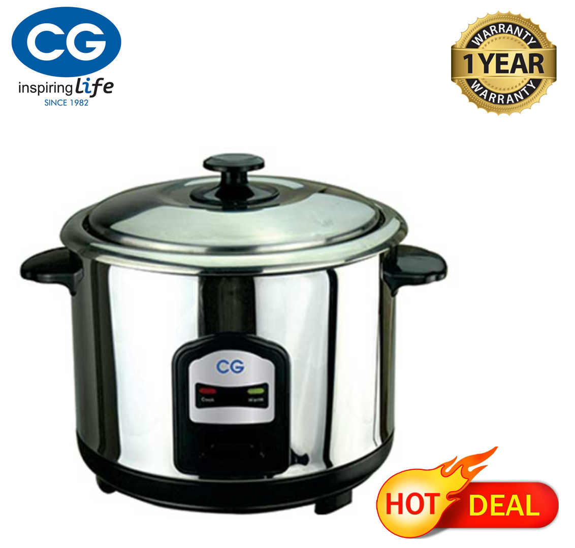 CGG 2.2 Litre Stainless Steel Rice Cooker