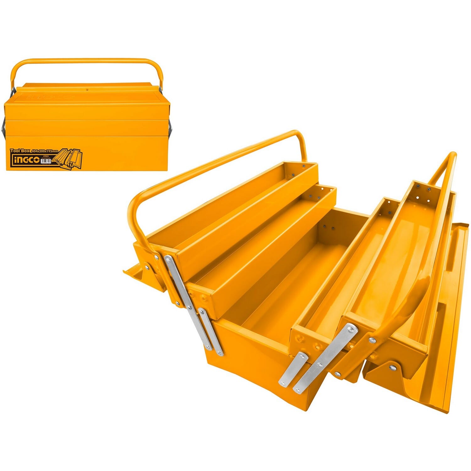 Ingco HTB03 Organizer Tool Box / Tool Storage With 3 Layers