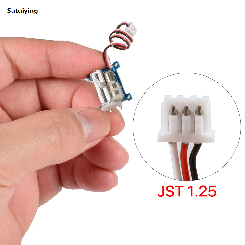 Sutuiying 2 Pcs GS-1502 Linear Servo JST Plug 1.5g/ 80g-cm/ 0.12sec Micro Original Servo Steering Gear 3.7-5V for RC Airplane Fixed-wing DIY