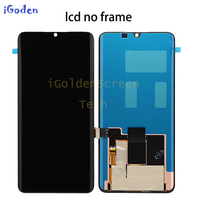 HOT AMOLED For Xiaomi MI Note 10 note10 Pro Display With Frame Touch Panel Screen Digitizer For Xiaomi note10 cc9 pro lcd Pantalla