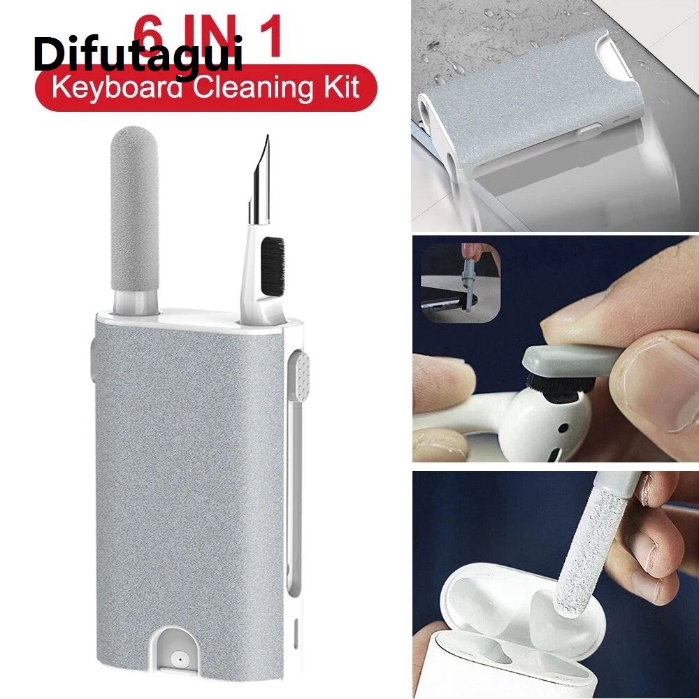 Difutagui multi cleaning pen Bluetooth Earphones Cleaning Kits for QCY T13 T20 T18 TWS Earbuds Cleaner Clean Brush Pen for AirPods Pro 3 2 1 Xiaomi HuaweiTool Sets