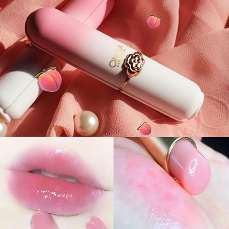 1 Piece Crystal Temperature Change Lip Balm - Natural Pink Lipsticks Girl's Lip Care Beauty Makeup - Best Lipcare For Your Loverd Once As Gift