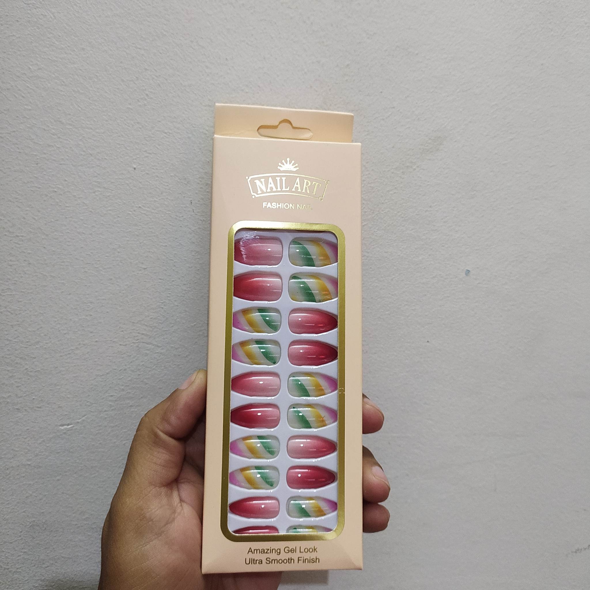 Exquisite Series Fake Nail Nude Color 24 Pieces - Fast Quick Press On Nail