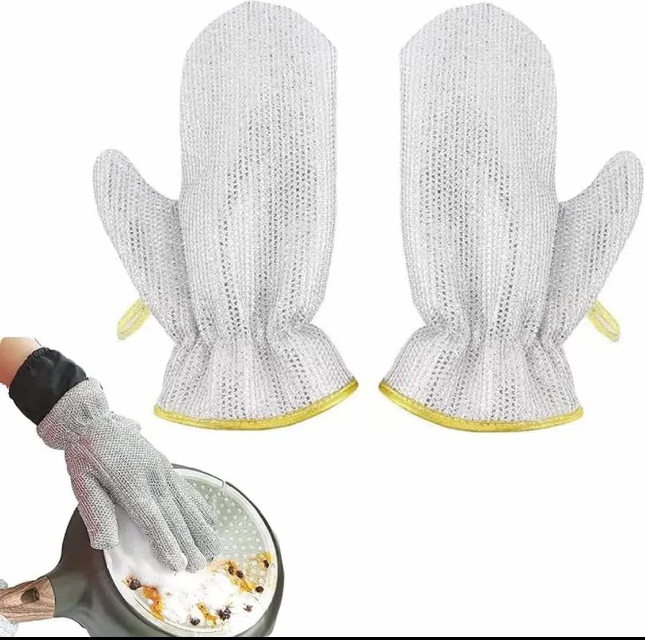 Dish Washing Waterproof Steel Wire Kitchen Cleaning Gloves