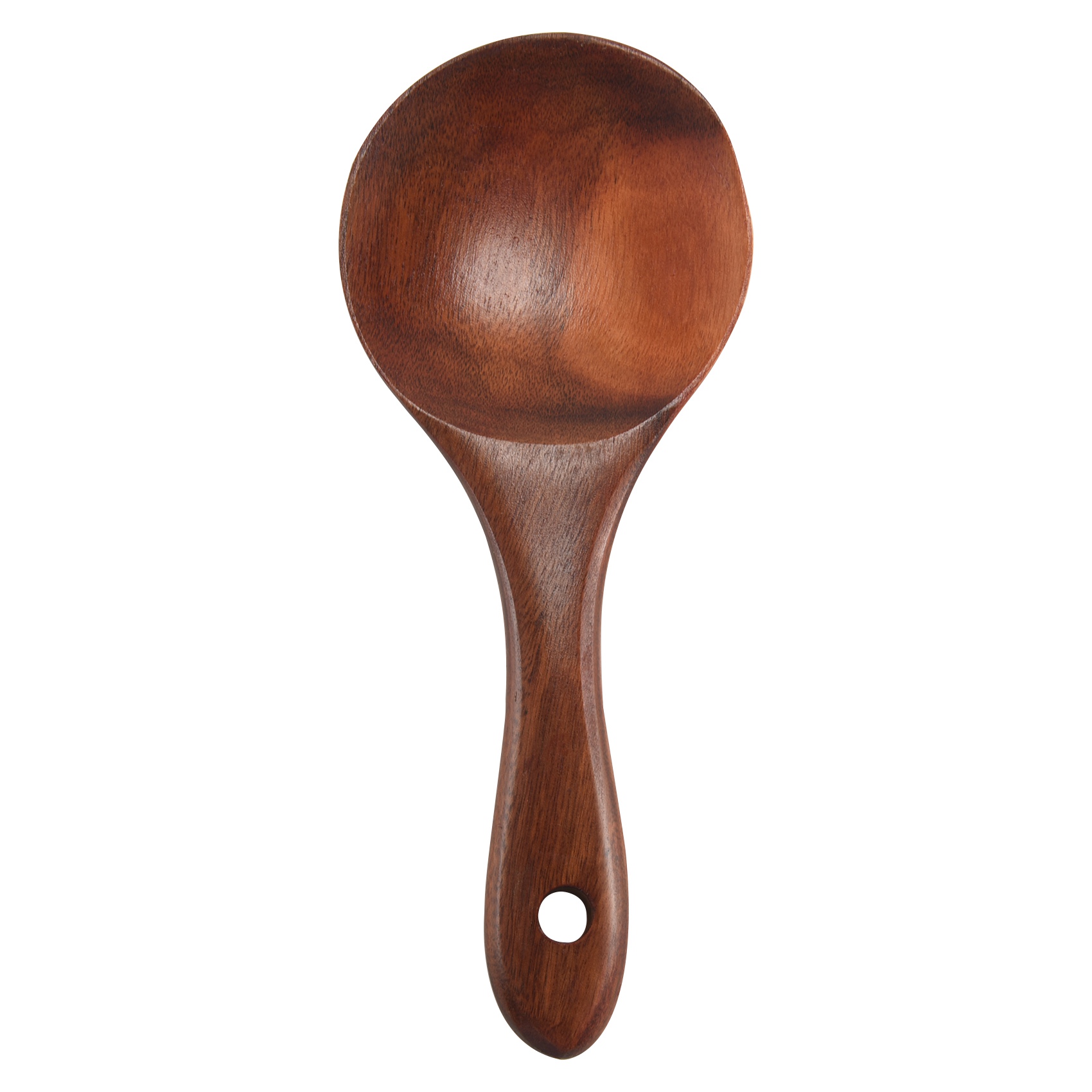 NAMUNY Teak Wood Spoon Natural Solid Wood Rice Spoon Wooden Rice Paddle Serving Spoon Wooden Kitchen Utensils
