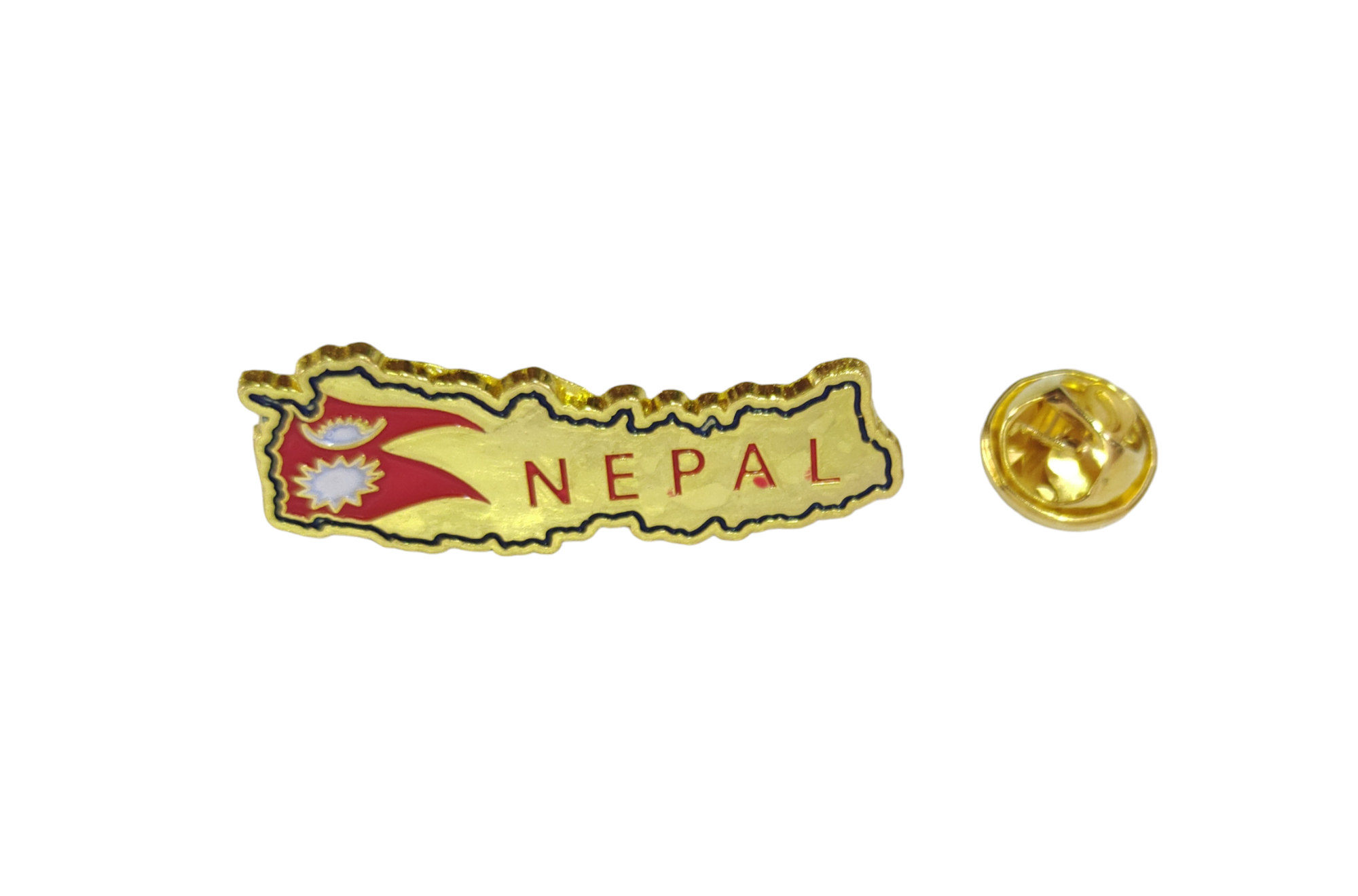 Nepali Flag Pin Badge