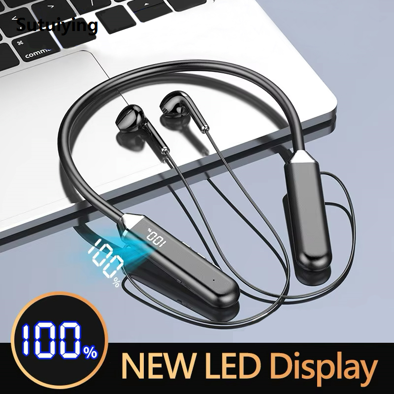 Sutuiying New Sport Wireless Headphone Neckband Earphone audífonos bluetooth New inalámbrico freeshippings items ear buds for xiaomi huawei