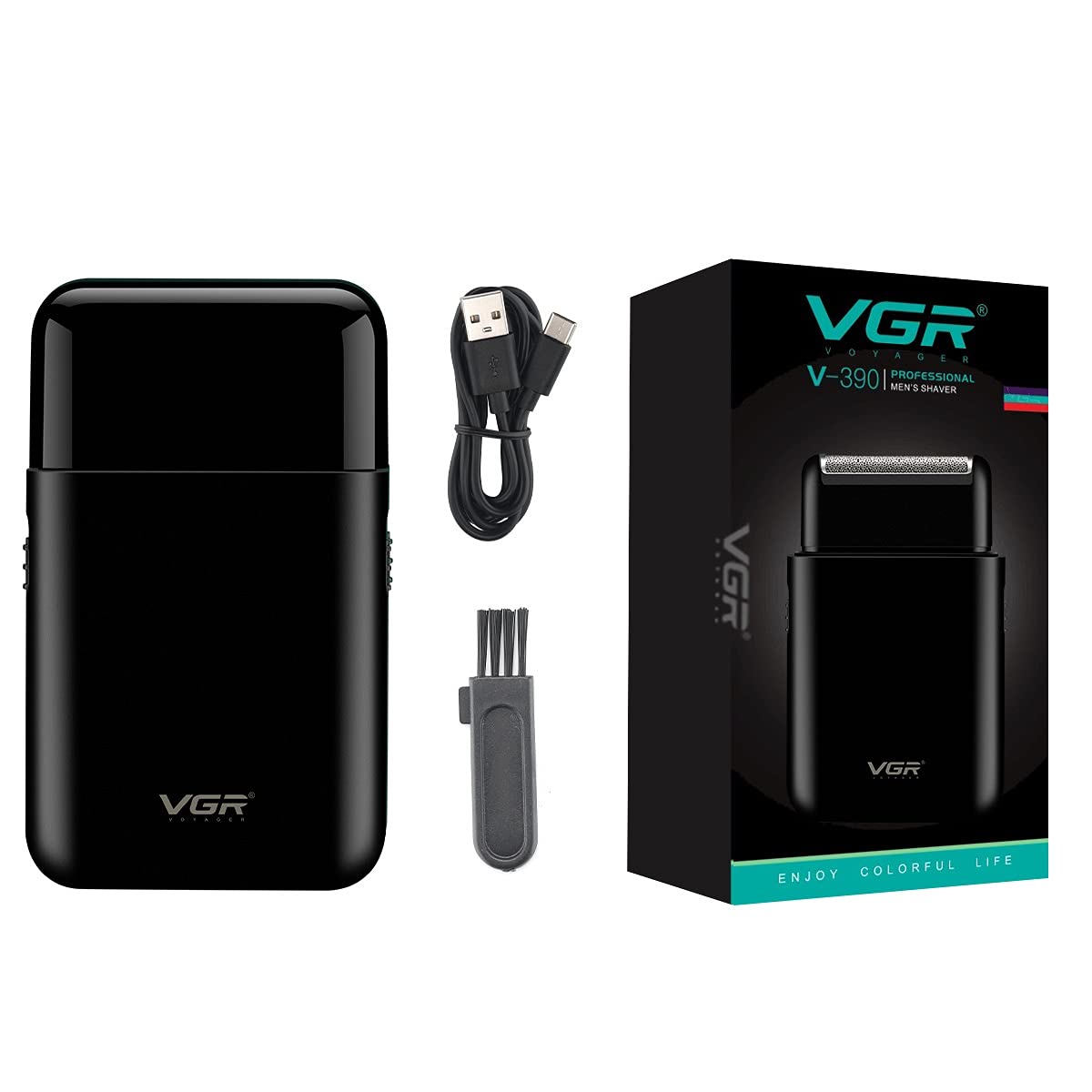 VGR V-390 Mini Professional Men's Shaver Beard Trimmer And Shavers