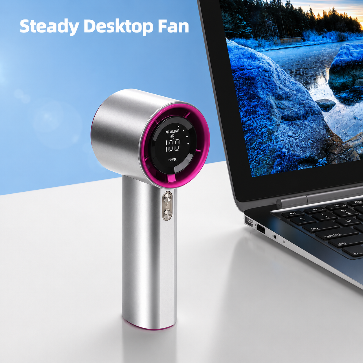 Chiso Nepal Mini Personal Fan with 8 Hours Battery Backup