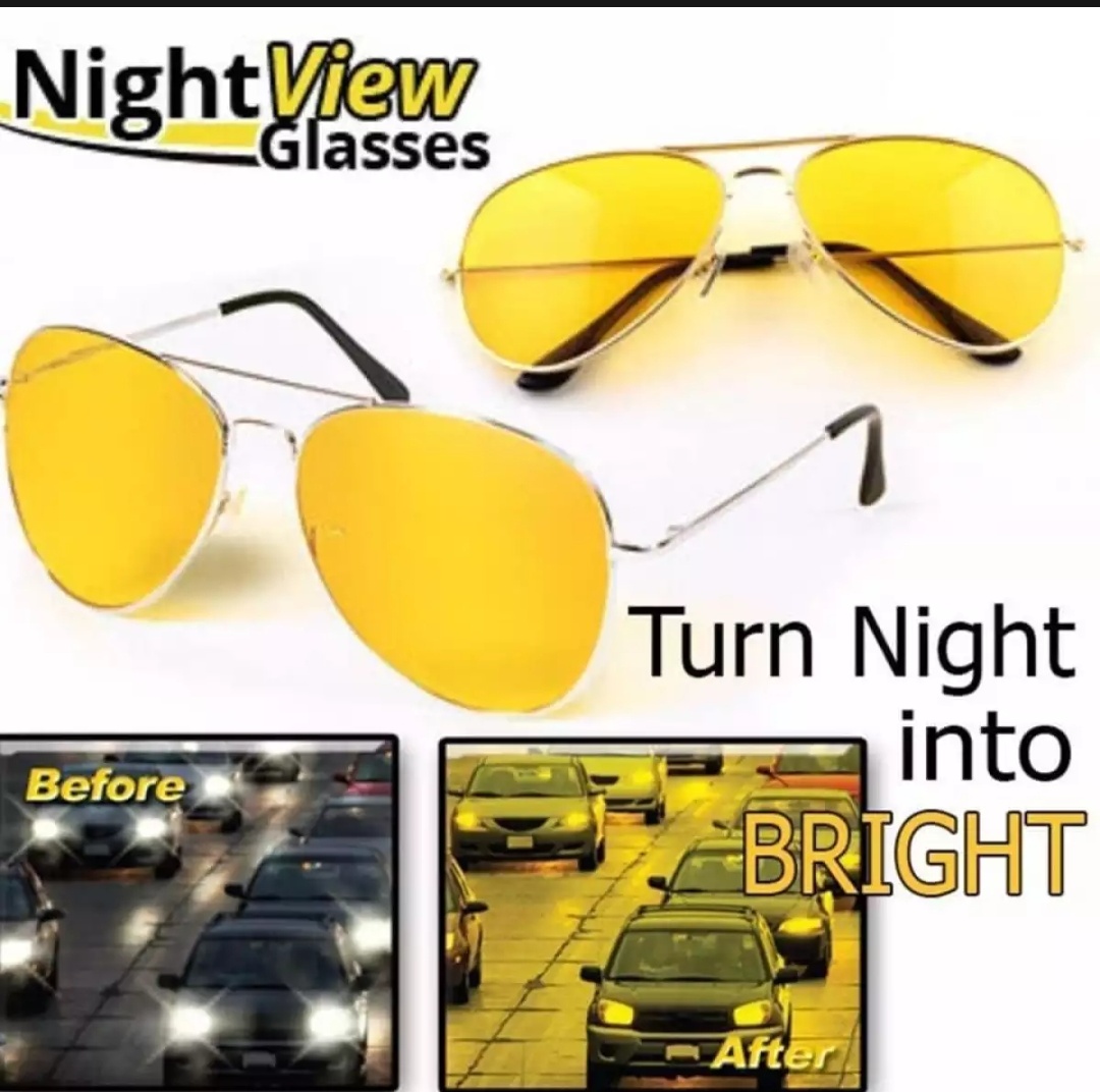 Night Vision Glass UV Ray Protections Sunglass