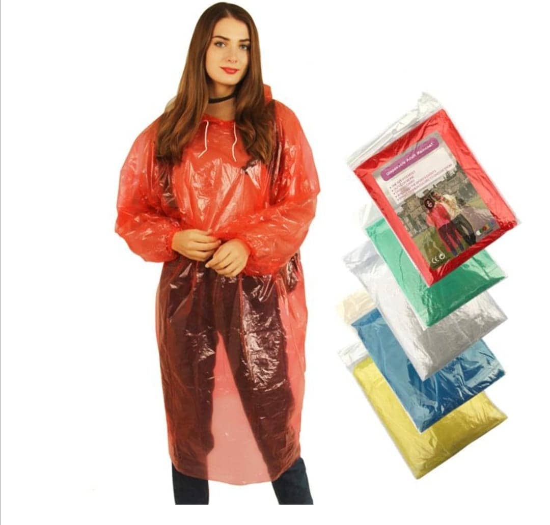 Emergency Raincoat With Cap