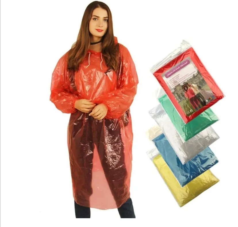 Emergency Raincoat With Cap