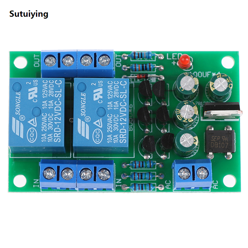 Sutuiying High Quality 1PC Audio Speaker Protection Board Portable Boot Delay DC Protect Kit DIY Double Channel