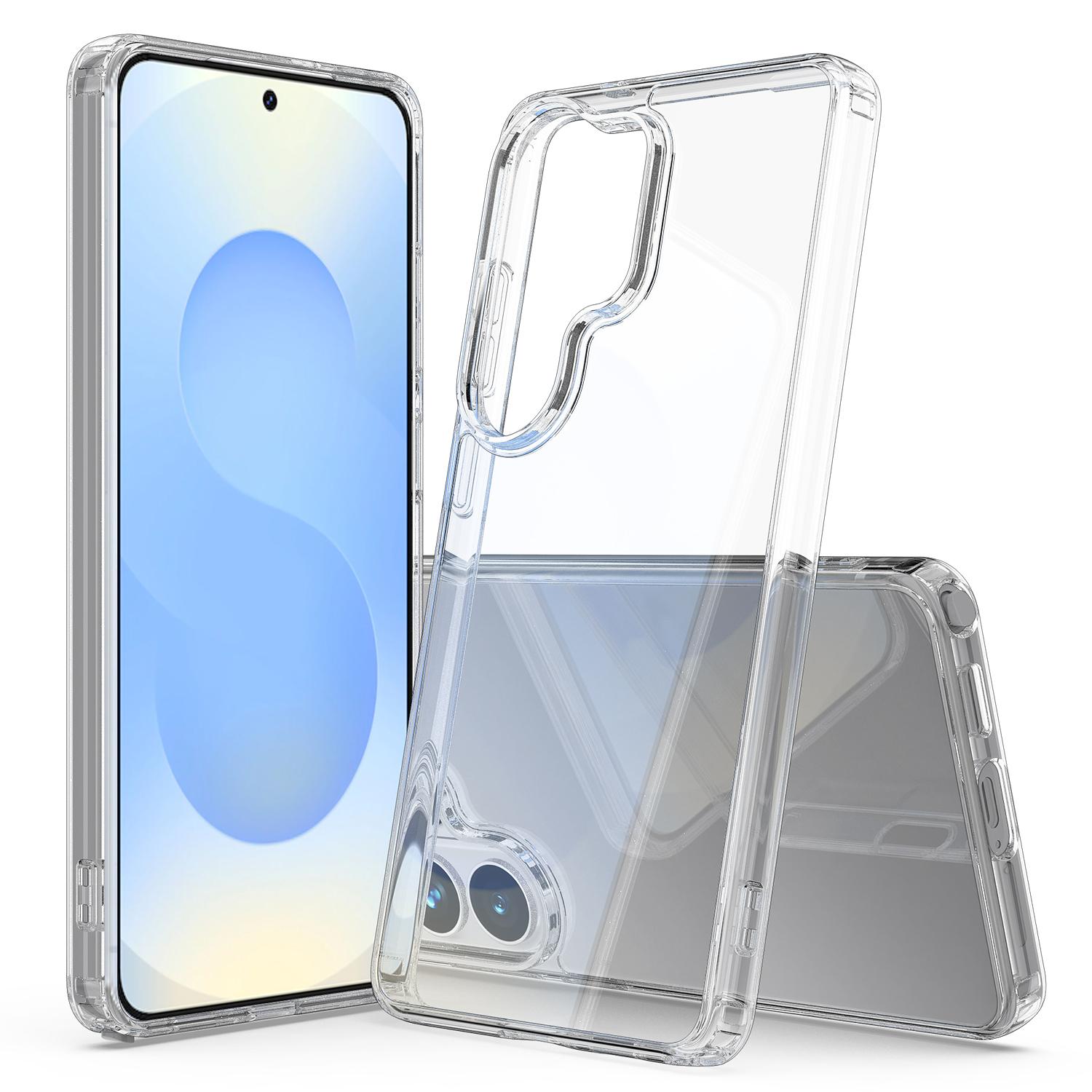 For Samsung Galaxy S26 Ultra 5G Scratchproof Acrylic TPU Phone Case(Transparent)
