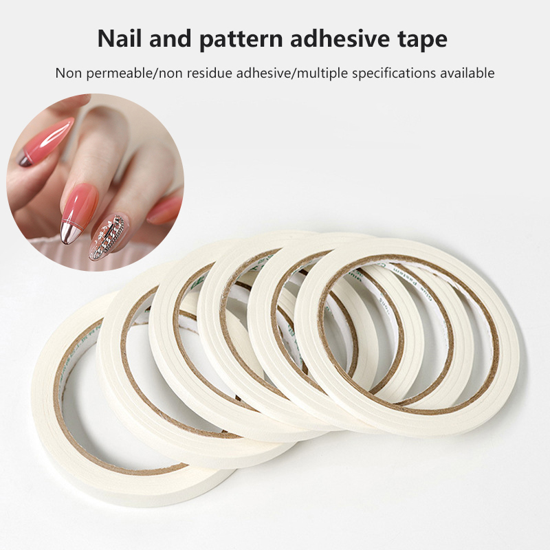 10 Rolls Professional Grade Masking Nail Art Tape Rolls Creative Striping Line Guide Tapes DIY Manicure Pattern Tools〔DD329〕