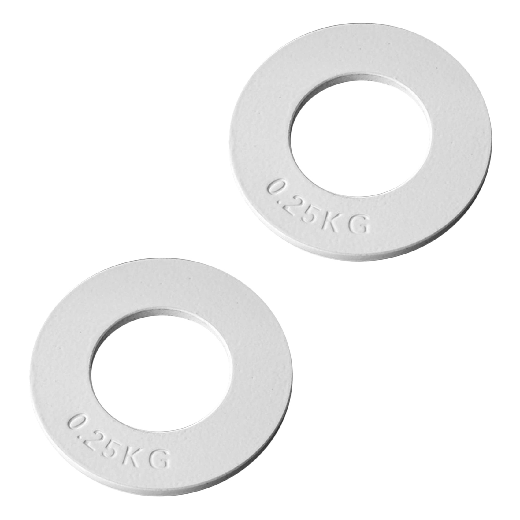 fasdaga 2X Fractional Weights Fractional Weights Mini Weight Plates Strength Training Plates Accurate Accessory White 0.25Kg