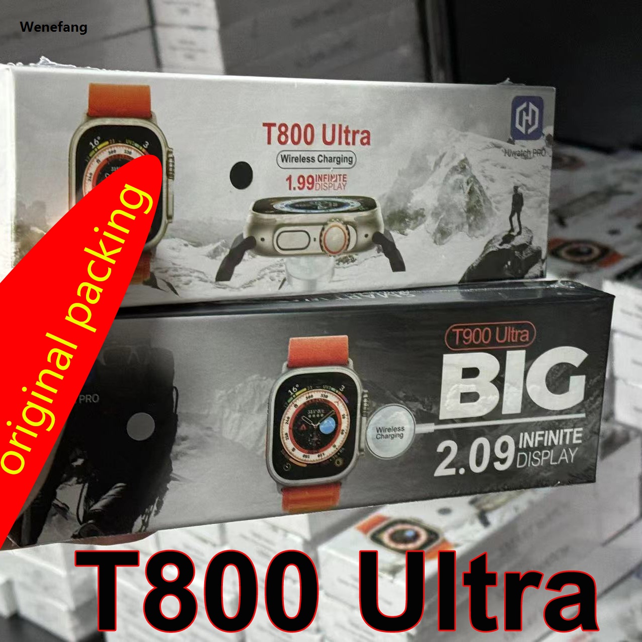 Wenefang New Watch T800 Smart Watch 49mm 2024 New NFC Men Women GPS Track Sales promotion Bluetooth Call BT Music Games Wireless Charging Smartwatch 2025