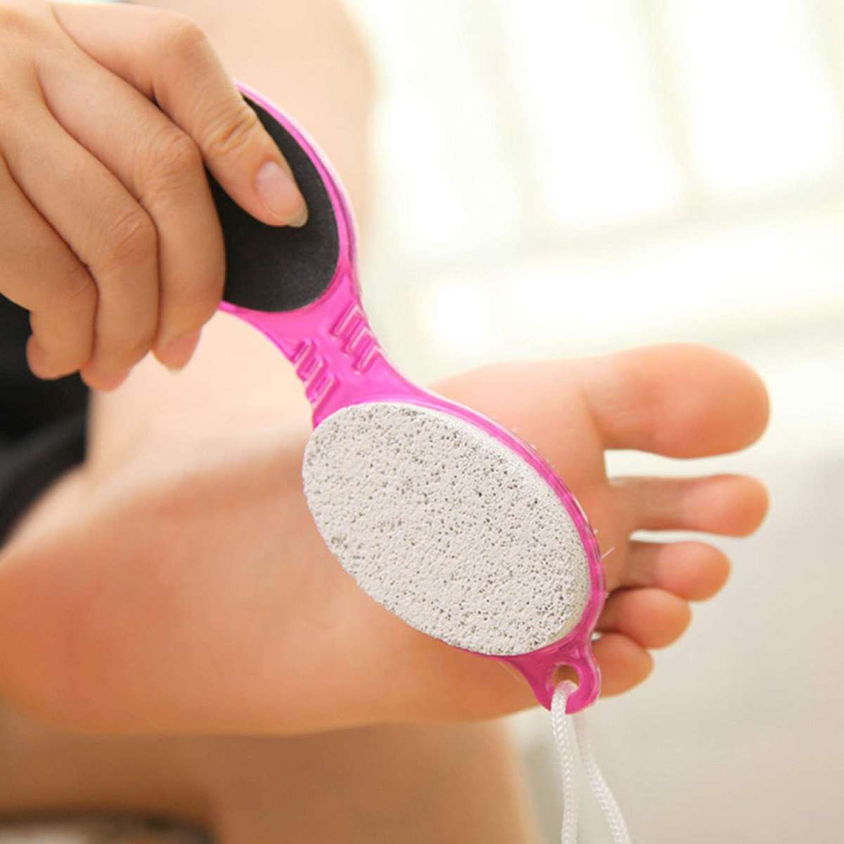 4 In 1 Foot File With Pedicure And Manicure Brush