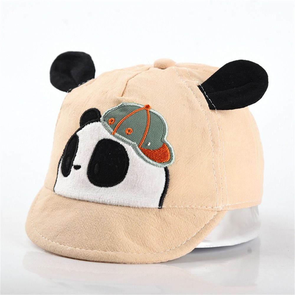 Outdoor Cotton Polyester Kids Bucket Hat UV Protection Cute Panama Hat Breathable Cartoon Sun Cap Toddler