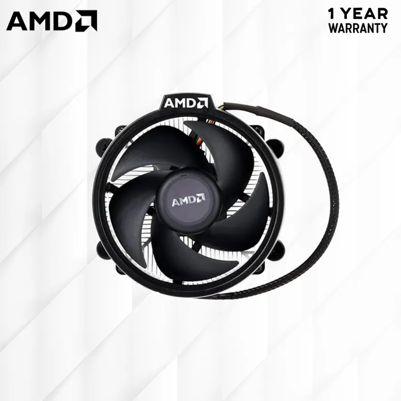AMD Ryzen Wraith Stealth CPU Fan Original 4 PIN Supports AM4 and AM5 Motherboard