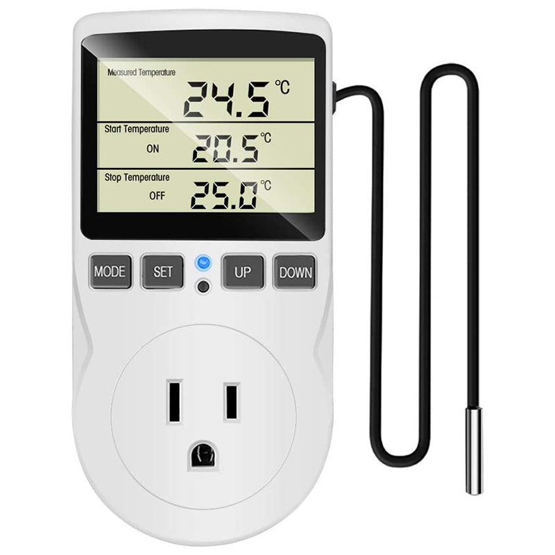 Digital Temperature Controller Cooling Heating Pad Timer US Plug