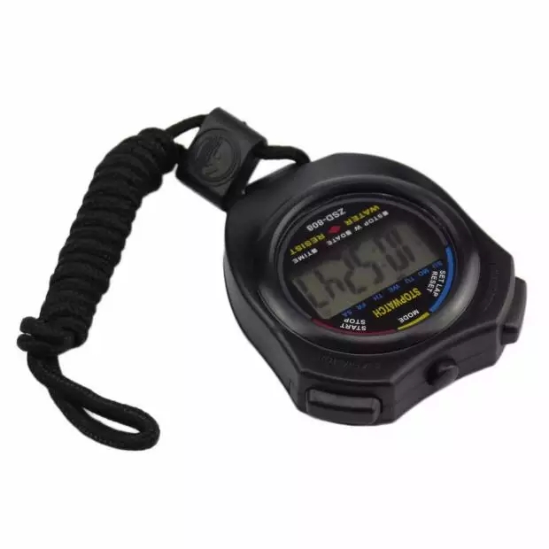 Stop Watch || Best Quality Real Instruments Digital Sports Waterproof Chronograph Day Timer Stopwatch with Compass - Sold By Watch House