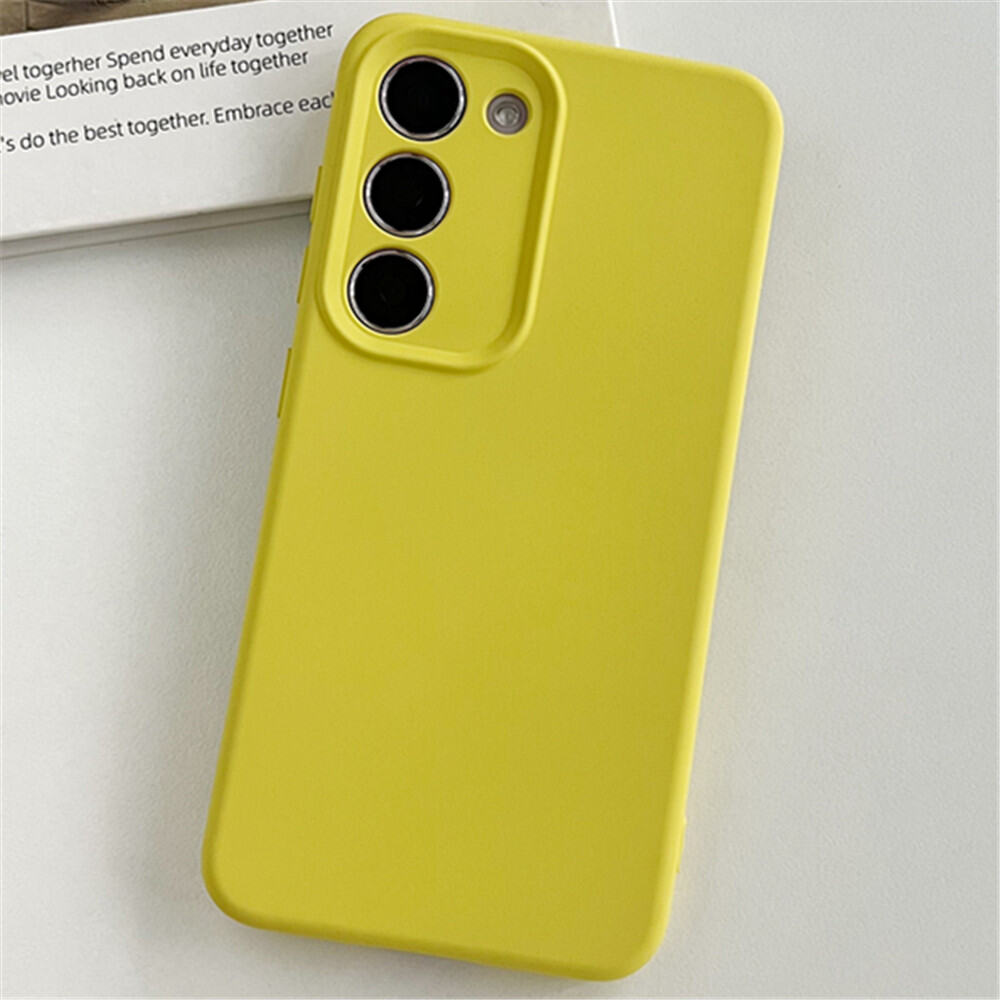 HODON Fashion Solid Color Liquid Silicone Phone Case For Samsung Galaxy S25 S24 Ultra S23 S22 Plus Cases Thin All Inclusive Shockproof Back Cover