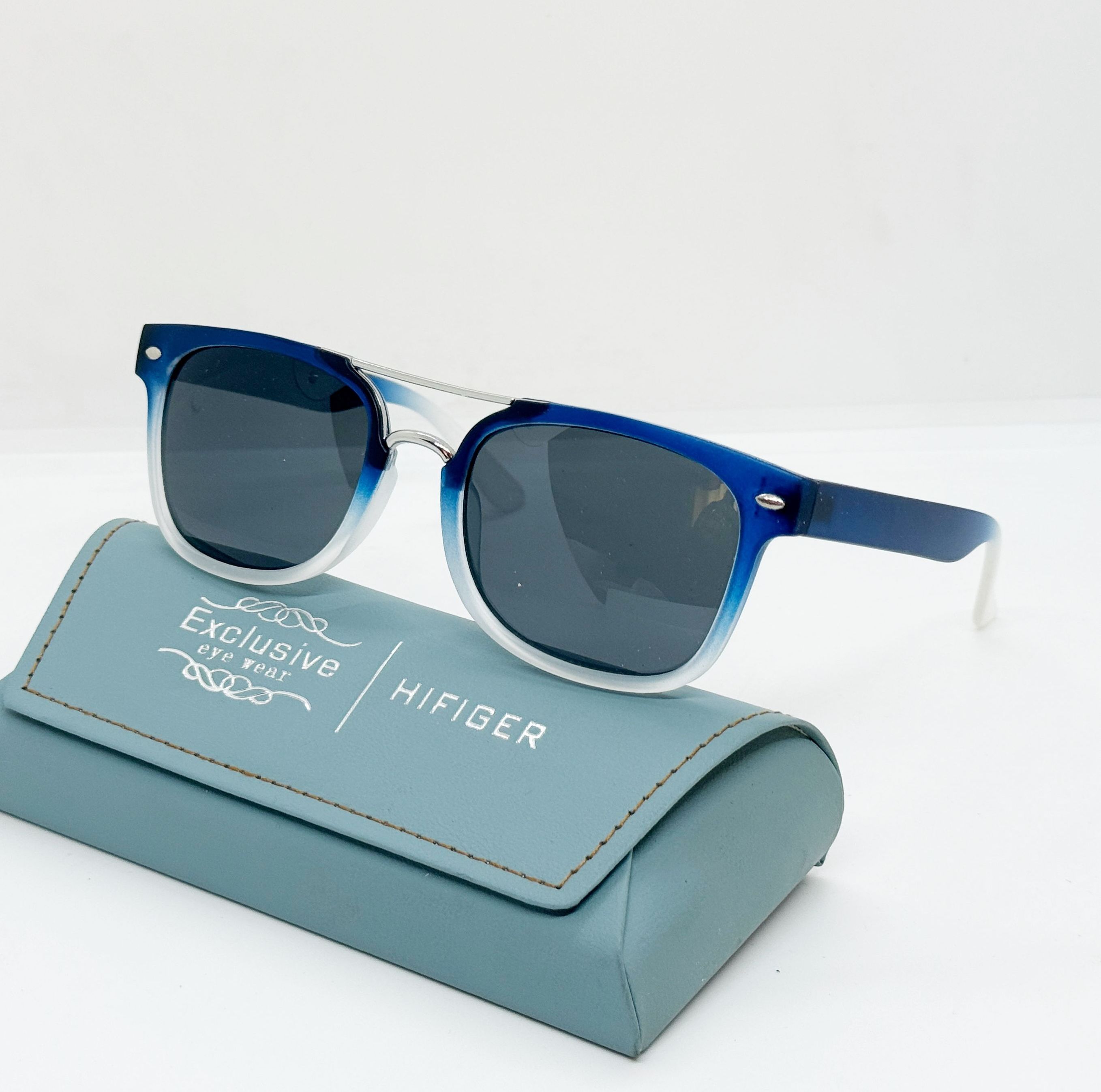 Black Lens Square Shape Sunglass(Without Cover) For Men - |Fashion Light Weight Black