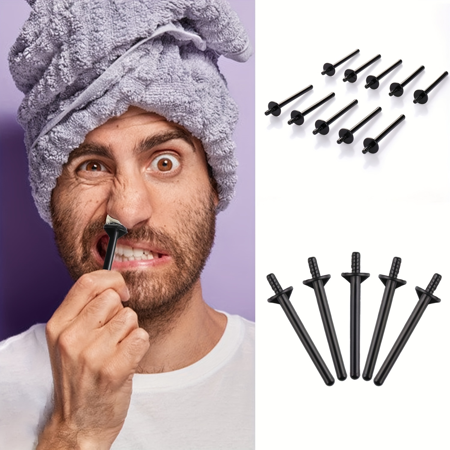 HOT 20pcs/50pcs Nose Waxing Sticks, Applicators Nose Hair Removal Wax, For Men And Women Nostril Nasal Cleaning, Safe Easy Quick And Painless