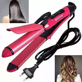 Nova 2 IN 1 Hair Curlers And Hair Straightener