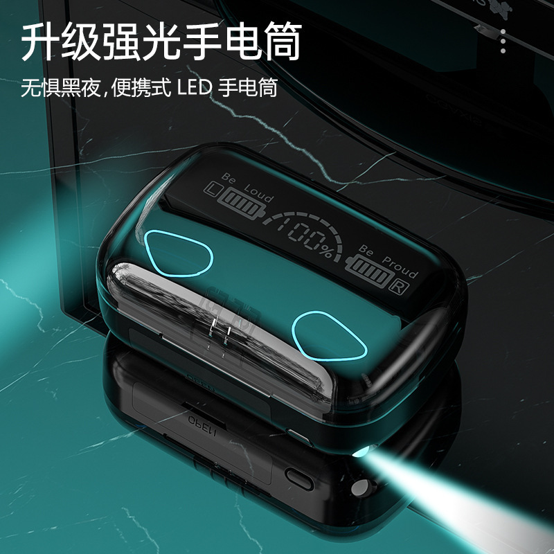 【Mega Sale】M30pro Wireless Bluetooth Headset TWS Noise Digital Display Low Gaming Headset with Large Capacity