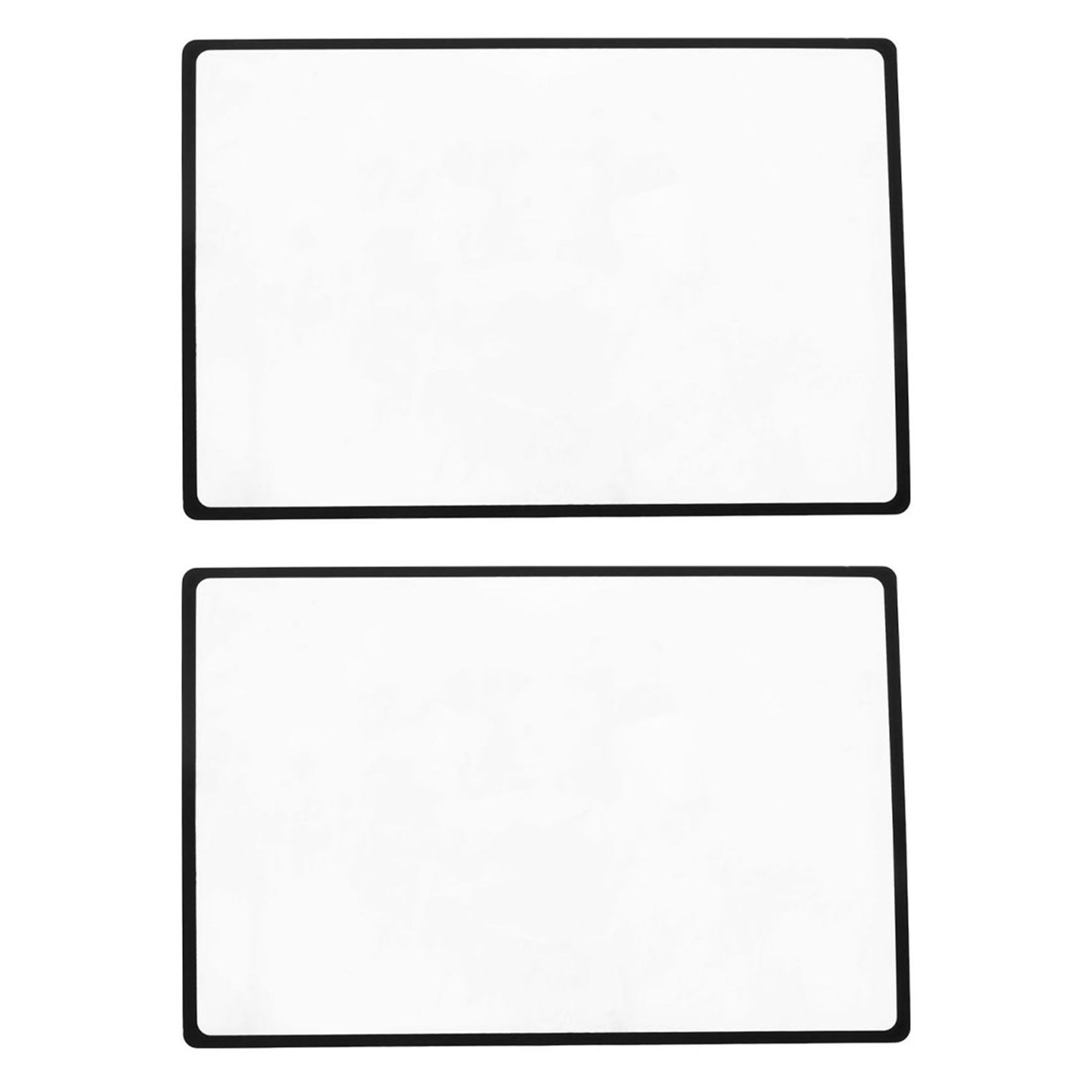fasdaga 2X Reading Support Sheet Magnifier Magnifying Glass 3-Zoom Black