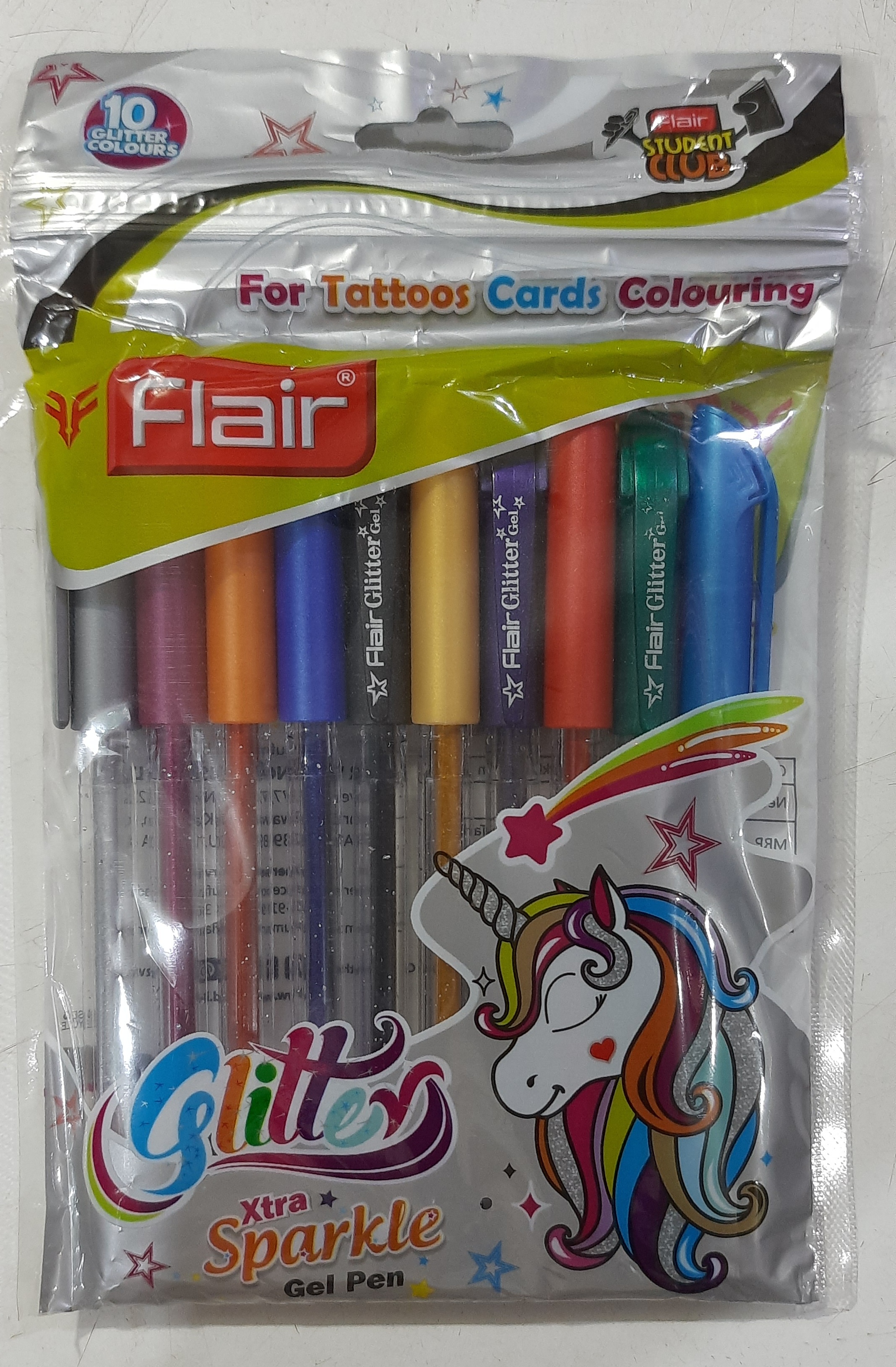 Glitter Xtra Sparkle Gel Pen-10pcs