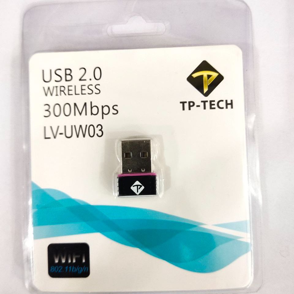 TP-TECH LV-UW03 300MBPS USB Wifi Network Adapter Super Mini Wireless