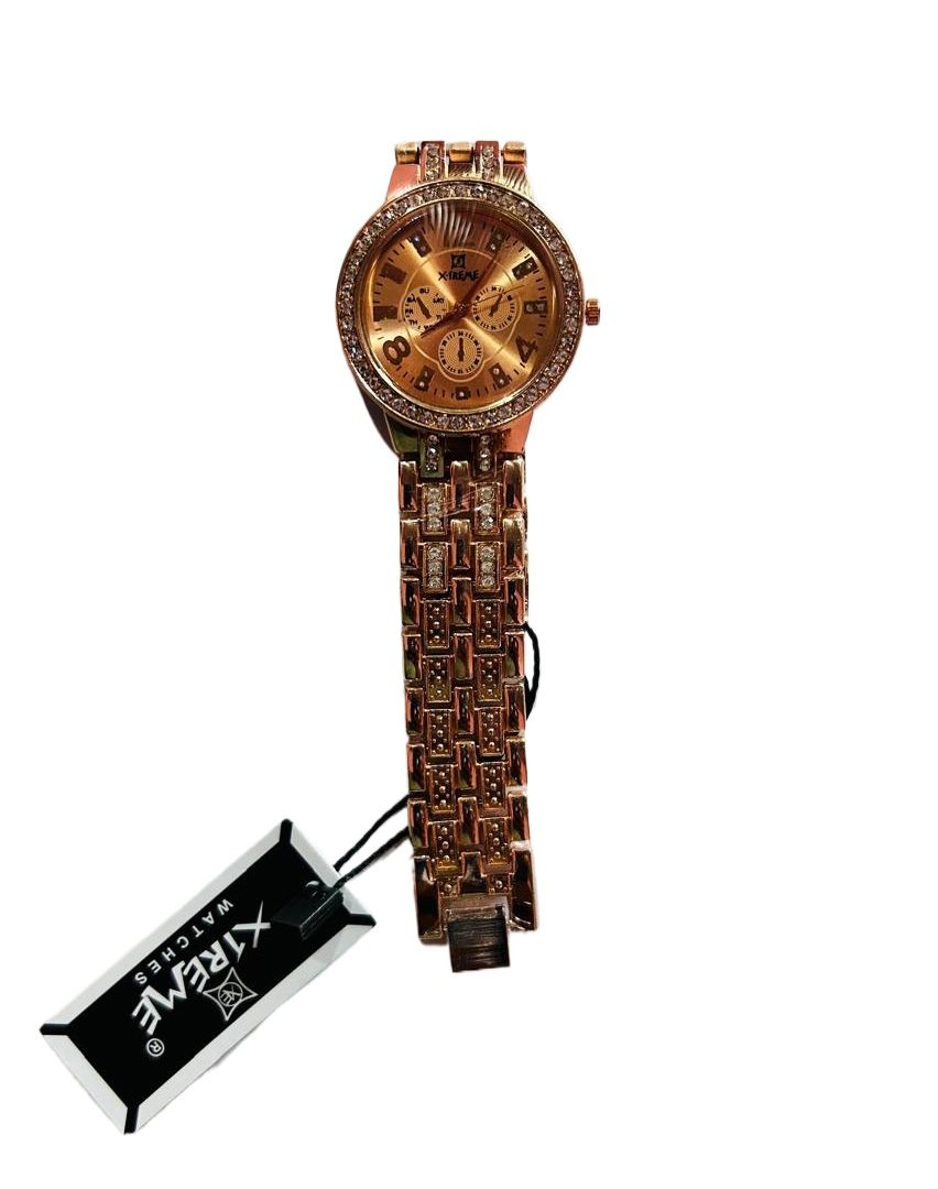Watch Casual Quartz rose gold Watch Women Stainless Steel